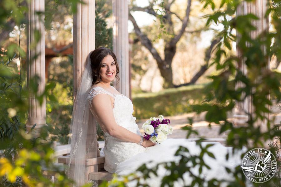 Lovely Lake Travis bridal portraits - hair and makeup from Adore Makeup Boutique and Salon - bouquet by Visual Lyrics 