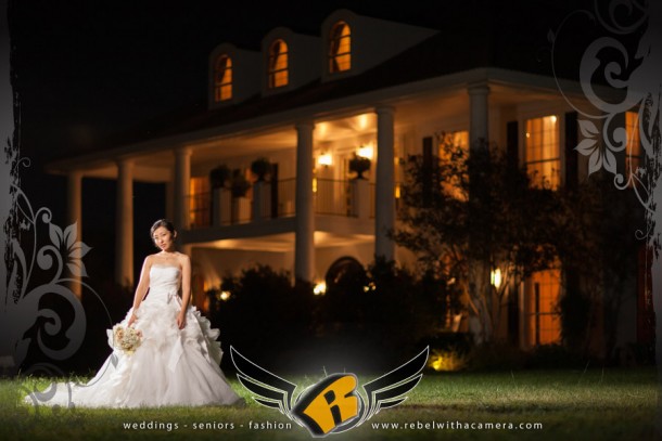 vera wang bridal portrait at the plantation house austin texas