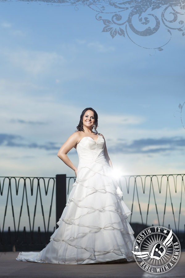 gorgeous bridal portraits at villa antonia
