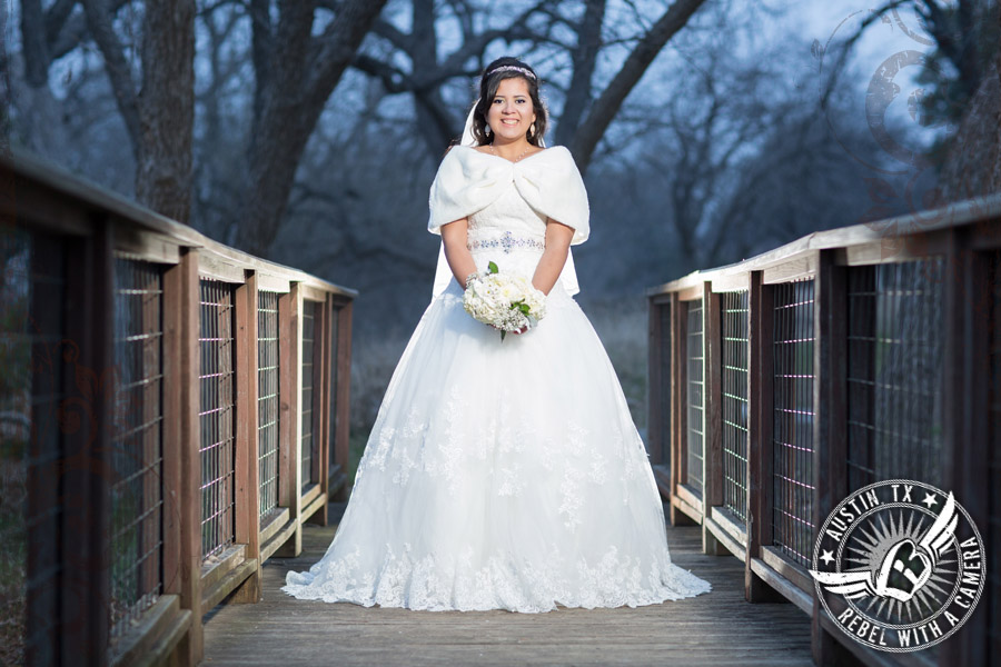 gorgeous bridal portraits in georgetown texas