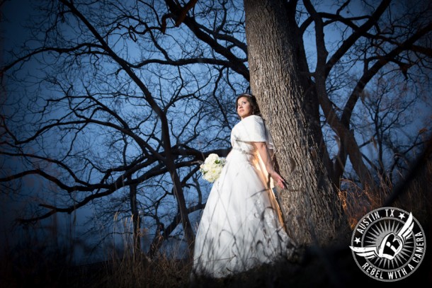 gorgeous bridal portraits in georgetown texas