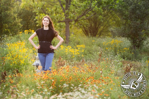 awesome austin senior portraits at mueller lake park