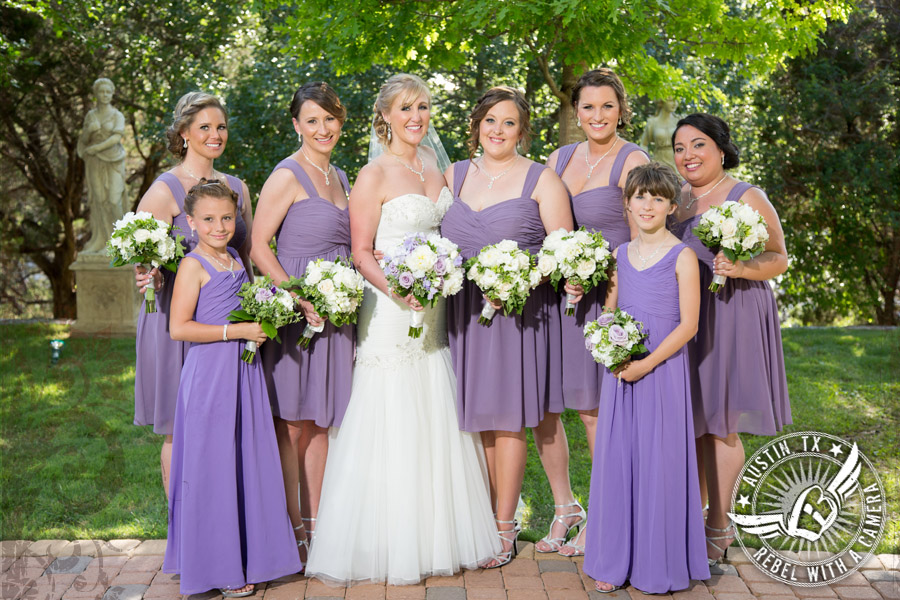 lavender bridesmaids' dresses