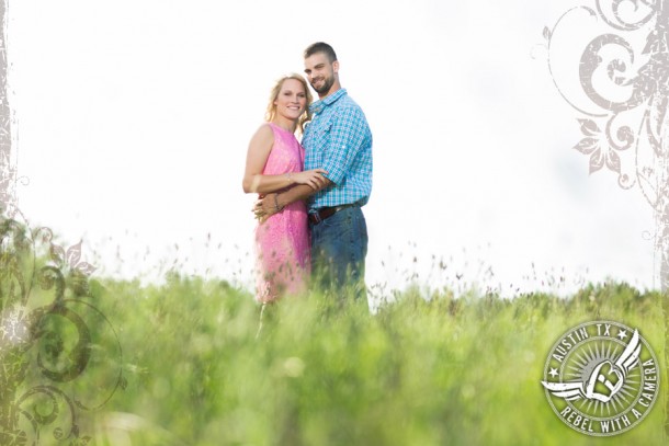 rustic country engagament pictures in austin