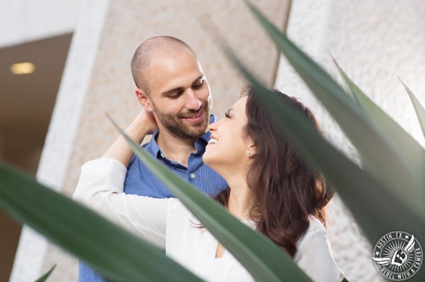 Austin Texas engagement portraits at the mexican american cultural center