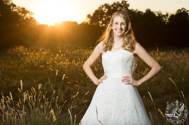 Rustic country bridal portraits in texas