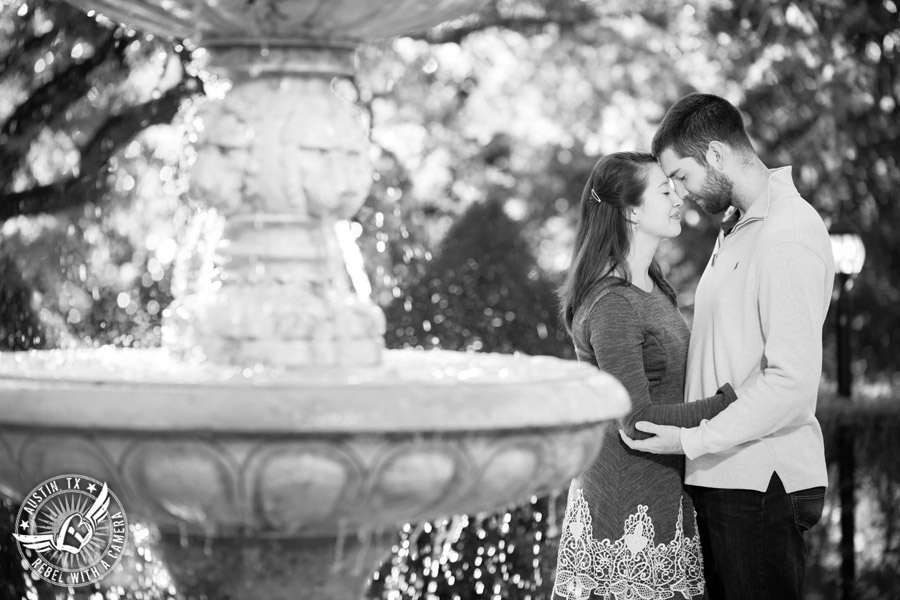 Engagement pictures at Nature's Point on Lake Travis in Austin, Texas