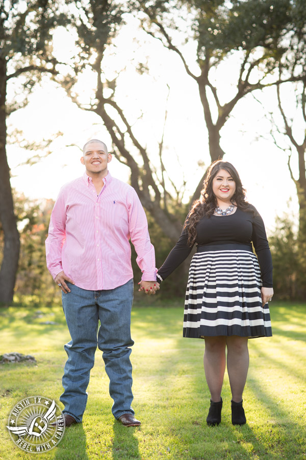 Engagement portraits at Kindred Oaks