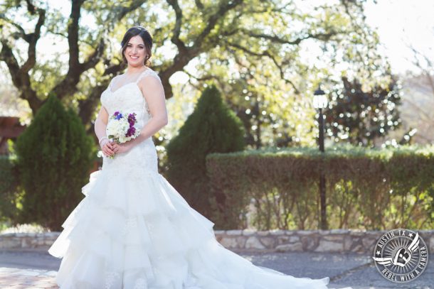 Lovely Lake Travis bridal portraits - hair and makeup from Adore Makeup Boutique and Salon - bouquet by Visual Lyrics