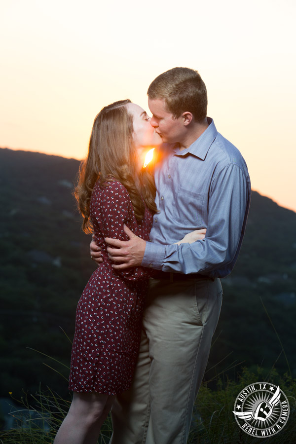 Longhorn engagement session at Mt. Bonnell Longhorn engagement session at Mt. Bonnell