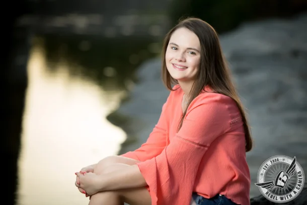 Nicole senior portrait at Brushy Creek in Round Rock in Austin, TX.